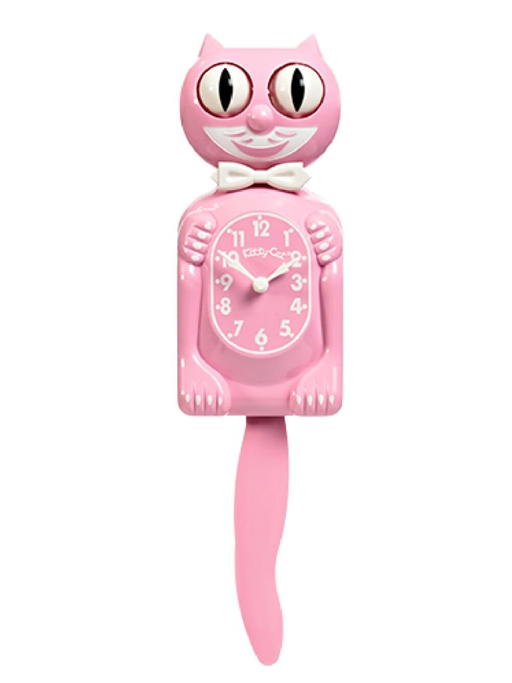 Bubblegum Pink Kitty Cat klock clock New - Picture 7 of 8